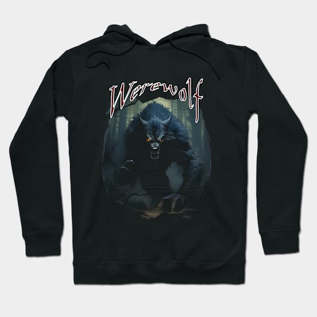 Werewolf Hoodie by MckinleyArt